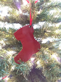 Red Christmas Ornaments - set of six