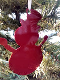 Red Christmas Ornaments - set of six