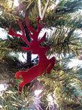 Red Christmas Ornaments - set of six