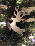 White Christmas Ornaments - set of six