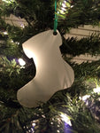 White Christmas Ornaments - set of six