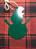 Hunter Green Christmas Ornamnets -set of six