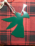 Hunter Green Christmas Ornamnets -set of six