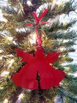 Red Christmas Ornaments - set of six