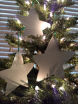 Star Christmas Ornaments - set of three