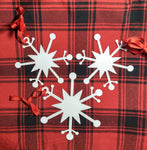 Snowflake Christmas Ornaments - set of three