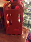 Red Stocking Christmas Lantern
